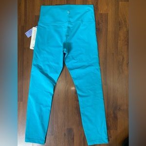 Lululemon Athletica Turquoise Tide High Time Legging